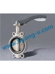 API/ANSI stainless steel rubber seat wafer butterfly valve